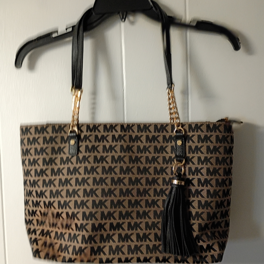 Michael Kors Black and Brown Women's Bag